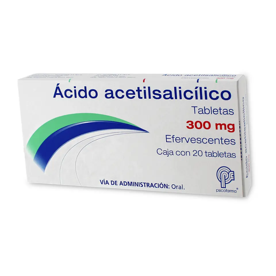 ACIDO ACETILSALICILICO 300MG C/20 TABS EFERV (PSICOFARMA)
