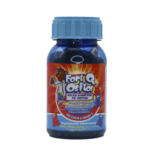 FORTI OSITOS 2.2G C/110 GOM (VITAMINAS A/C/D/E/COMPLEJO B/ZINC/L- LINASA/CALCIO/OMEGA 3) (NATUTECH/FORTIFARMA)