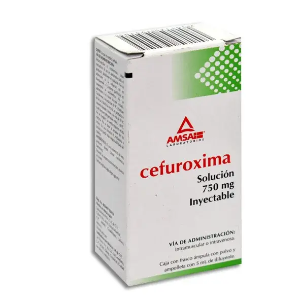 CEFUROXIMA INNYECTABLE 750MG .5ML (AMSA)