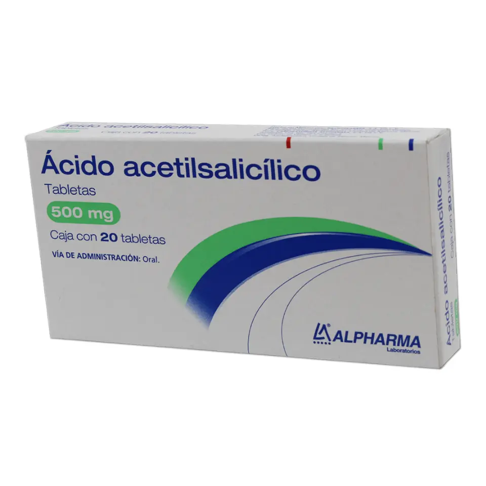 ACIDO ACETILSALICILICO 500 MG C/20 TAB (ALPHARMA)