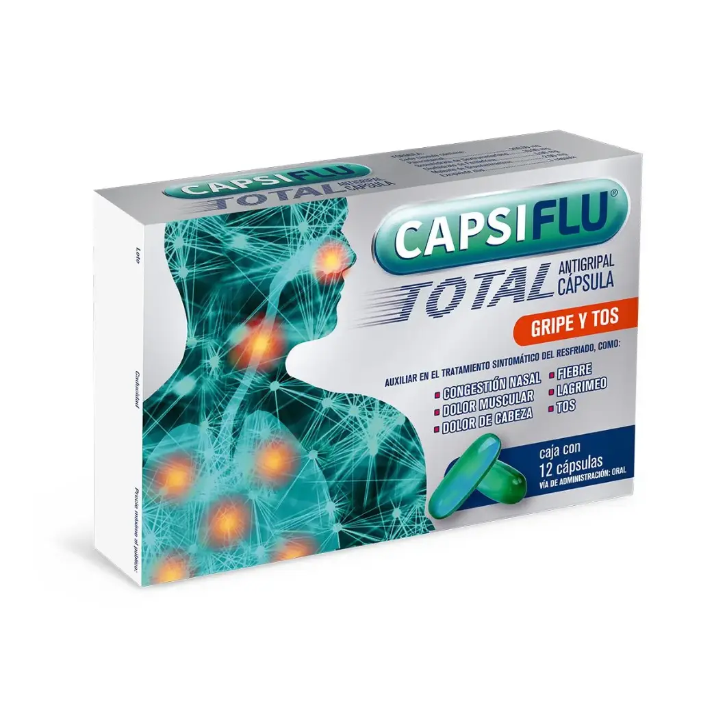 CAPSIFLU TOTAL CAPSULAS C/12 (GELCAPS/PHARMACAPS)