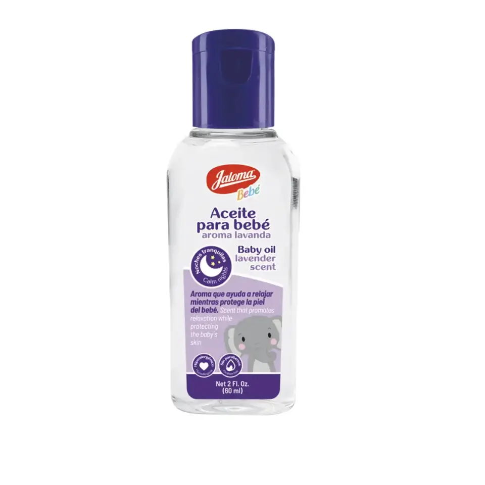 ACEITE PARA BEBE AROMA LAVANDA C/60ML (IVA)(JALOMA)