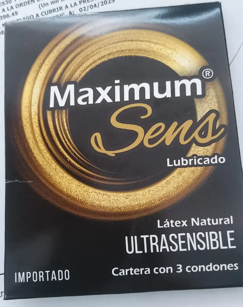 PRESERVATIVO MAXIMUM SENS CARTERA C/3 PIEZAS ( IVA )