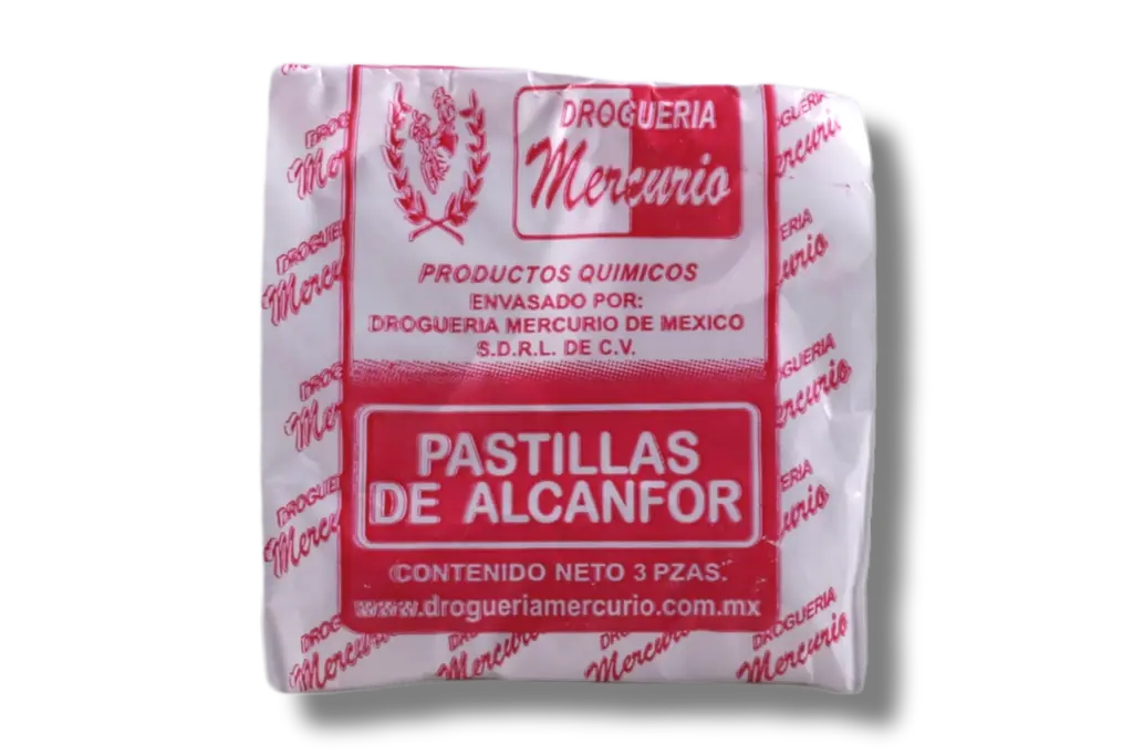 PASTILLAS DE ALCANFOR  C/25 PZ - (IVA) MERCURIO