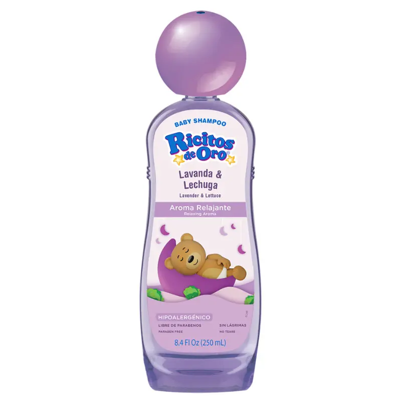 SHAMPOO RICITOS DE ORO LAVANDA Y LECHUGA 250ML
