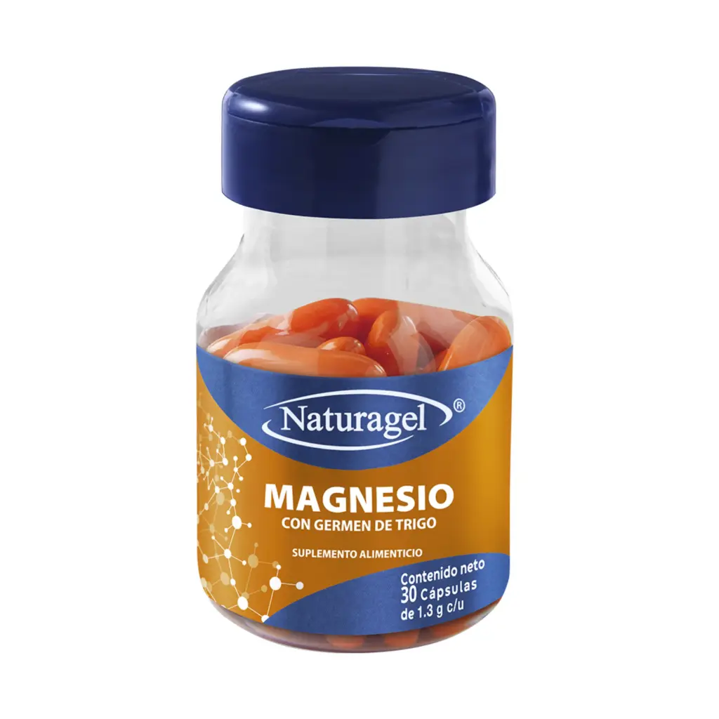 MAGNESIO C/OMEGA 3, 1.3G C/30 CAP (IVA)(NATURAGEL)