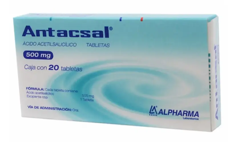 ANTACSAL 500MG C/20 TABS (AC ACETILSALICILICO)