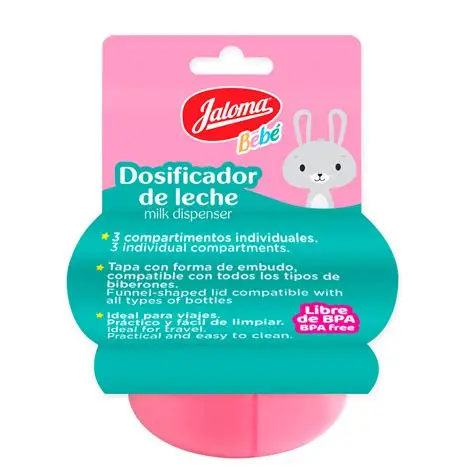 DOSIFICADOR DE LECHE EN POLVO P/BEBE-NIÑA ( JALOMA )