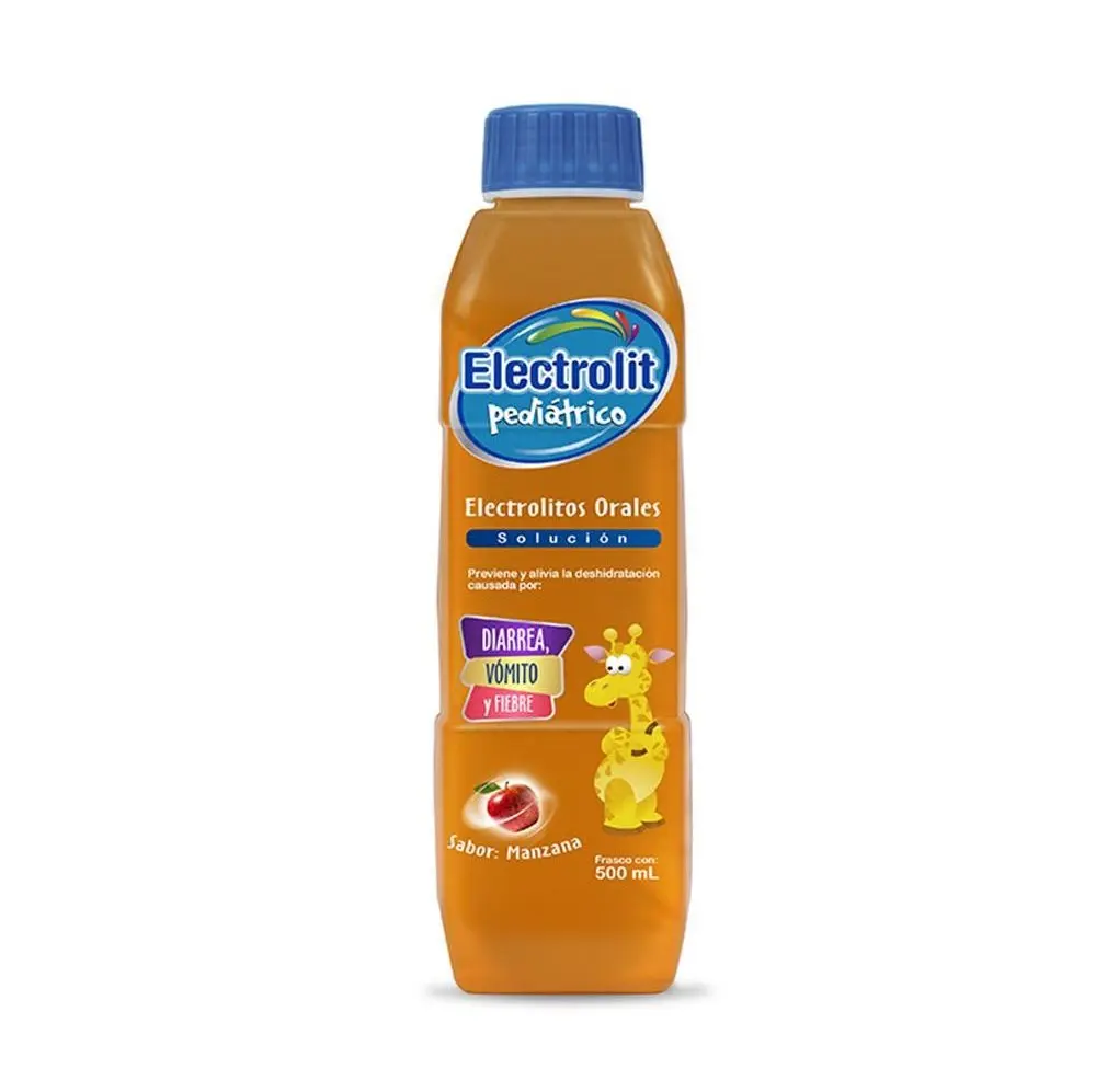 ELECTROLIT PED MANZANA SOL C/ 500 ML - PISA