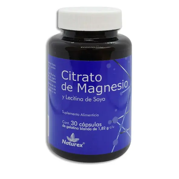 CITRATO DE MAGNESIO C/30 CAPS ( NATUREX )( IVA )