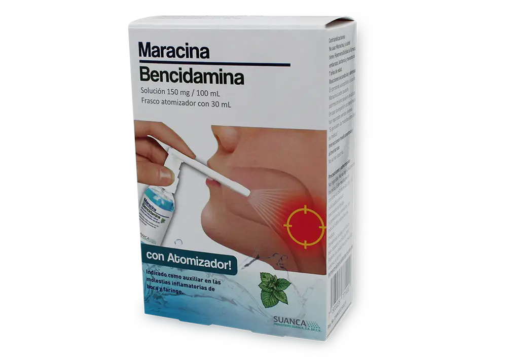 MARACINA BUCOFARINGEO C/30ML SPRAY (BENCIDAMINA)(SUANCA)