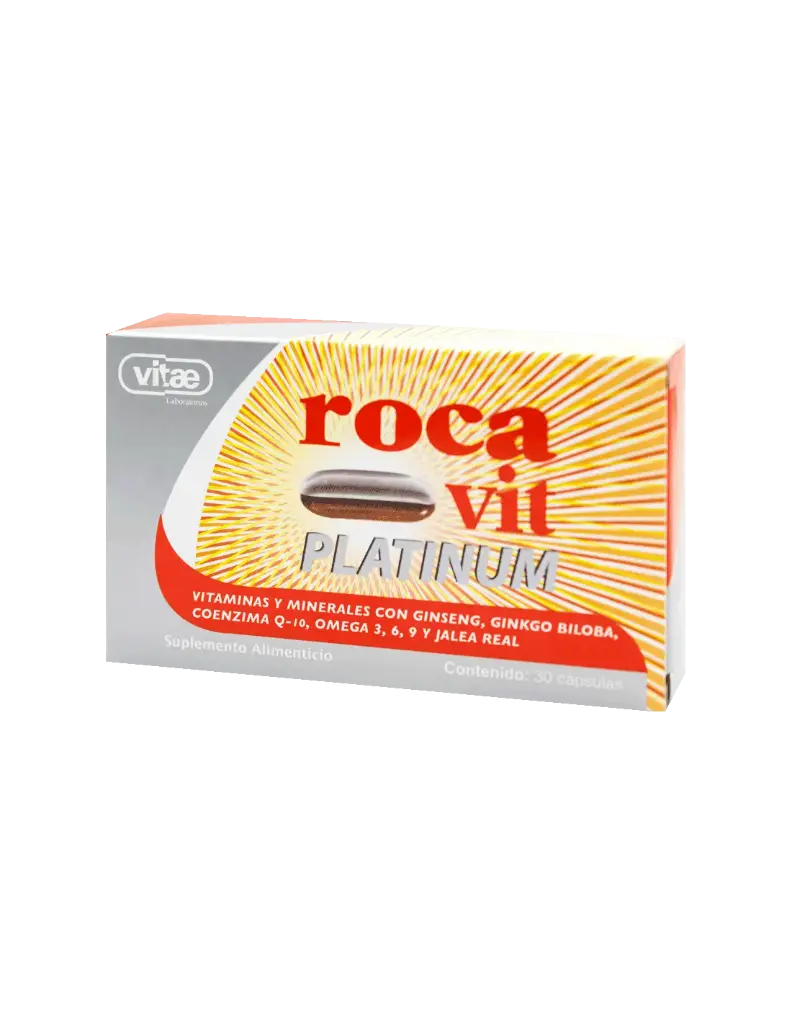 ROCAVIT PLATINUM C/30 CAPS ( VITAMINAS ) ( IVA ) ( GELPHARMA  )