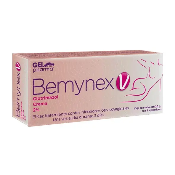 BEMYNEX V 2% C/20G CREMA (CLOTRIMAZOL)(ELPHARMA)