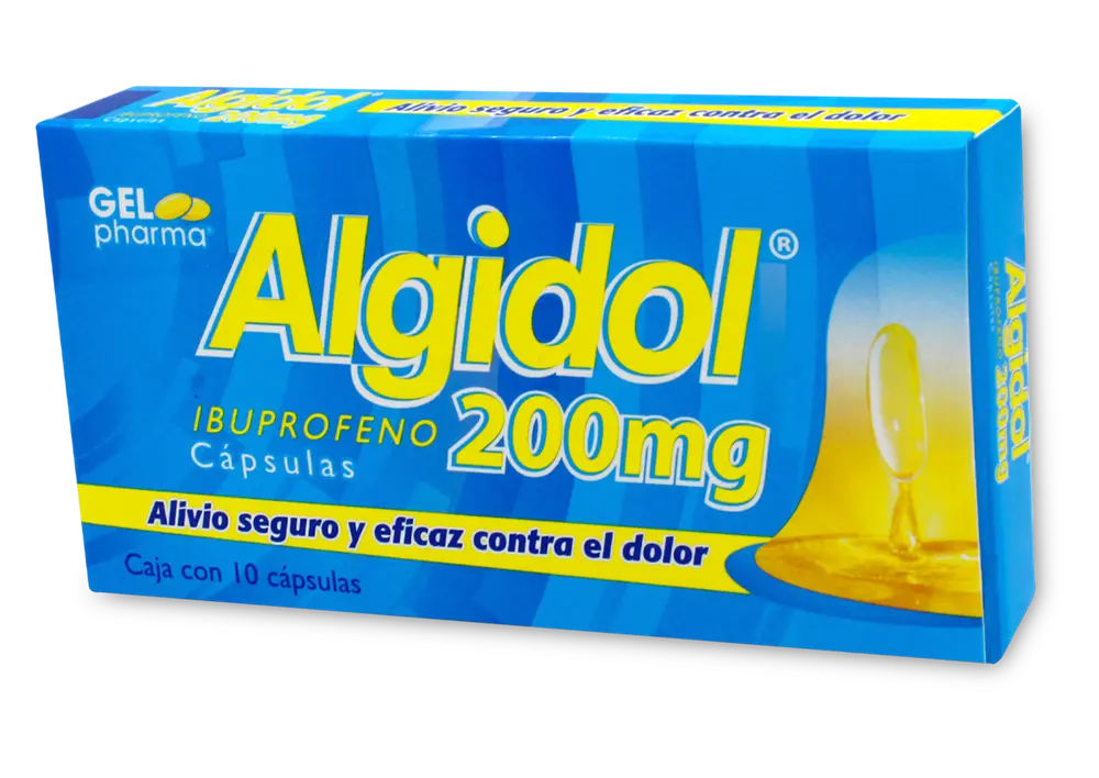 ALGIDOL 200 MG C/10 CAPS (IBUPROFENO)(GELPHARMA )