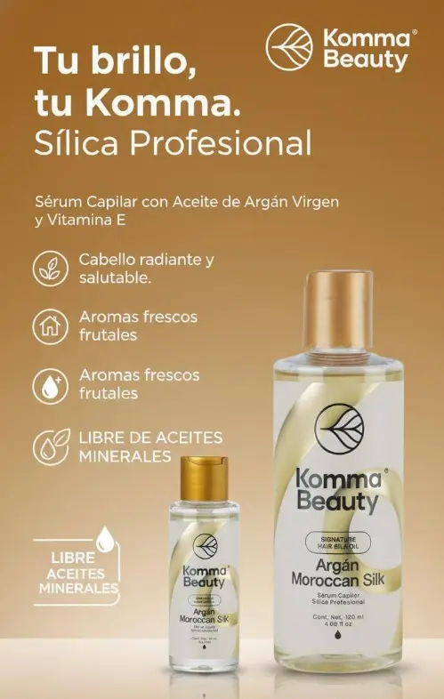 SILICA ARGAN 120 ML - (IVA) KOMMA BEAUTY