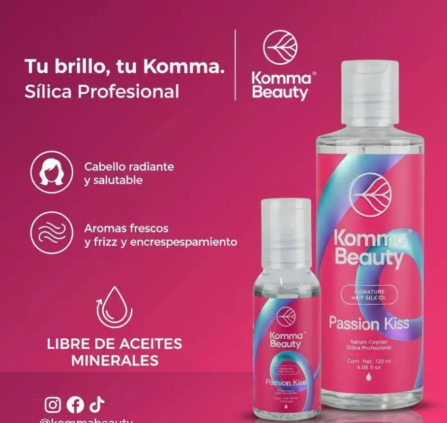 SILICA PASSION KISS 120ML (IVA) (KOMMA BEAUTY)