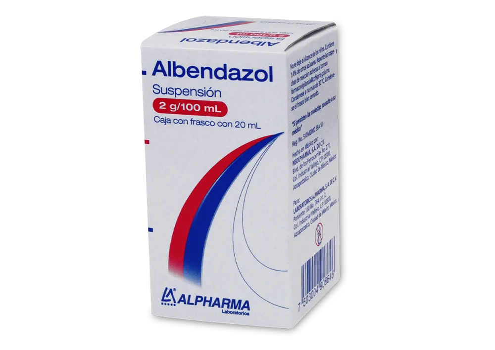 ALBENDAZOL 400MG C/20 ML SUSP ( ALPHARMA )