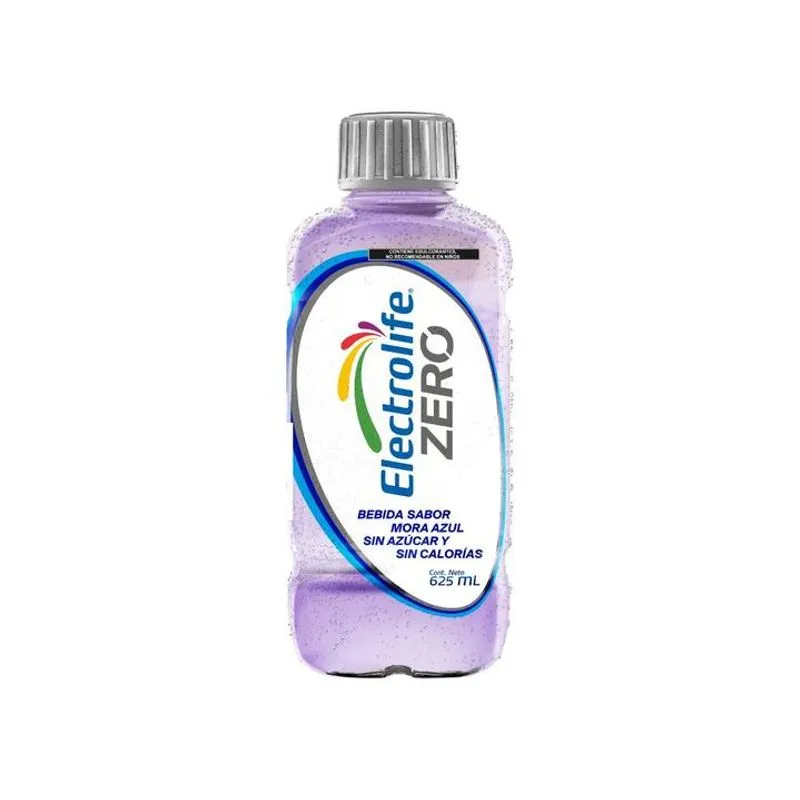 ELECTROLIFE ZERO MORA AZUL 625ML ( ELECTROLITO ) ( PISA )