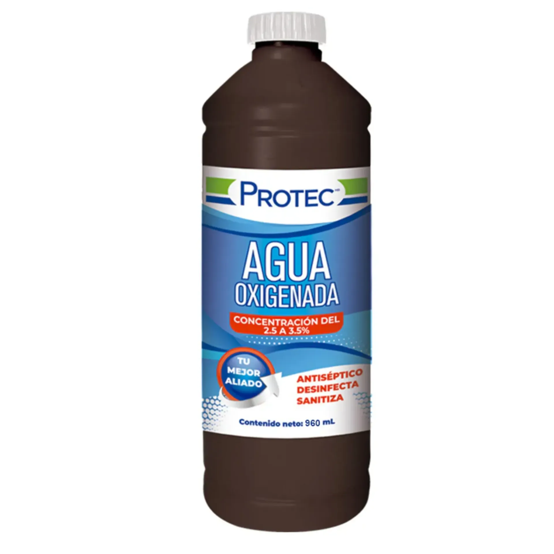 AGUA OXIGENADA C/960ML (DEGASA/PROTEC)(IVA)