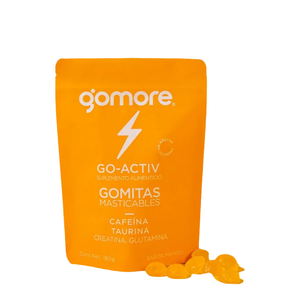 GOMORE GO-ENERGY CREATINA/B12/TAURINA GOMITAS C/90 GR ( MANGO ) ( IVA )