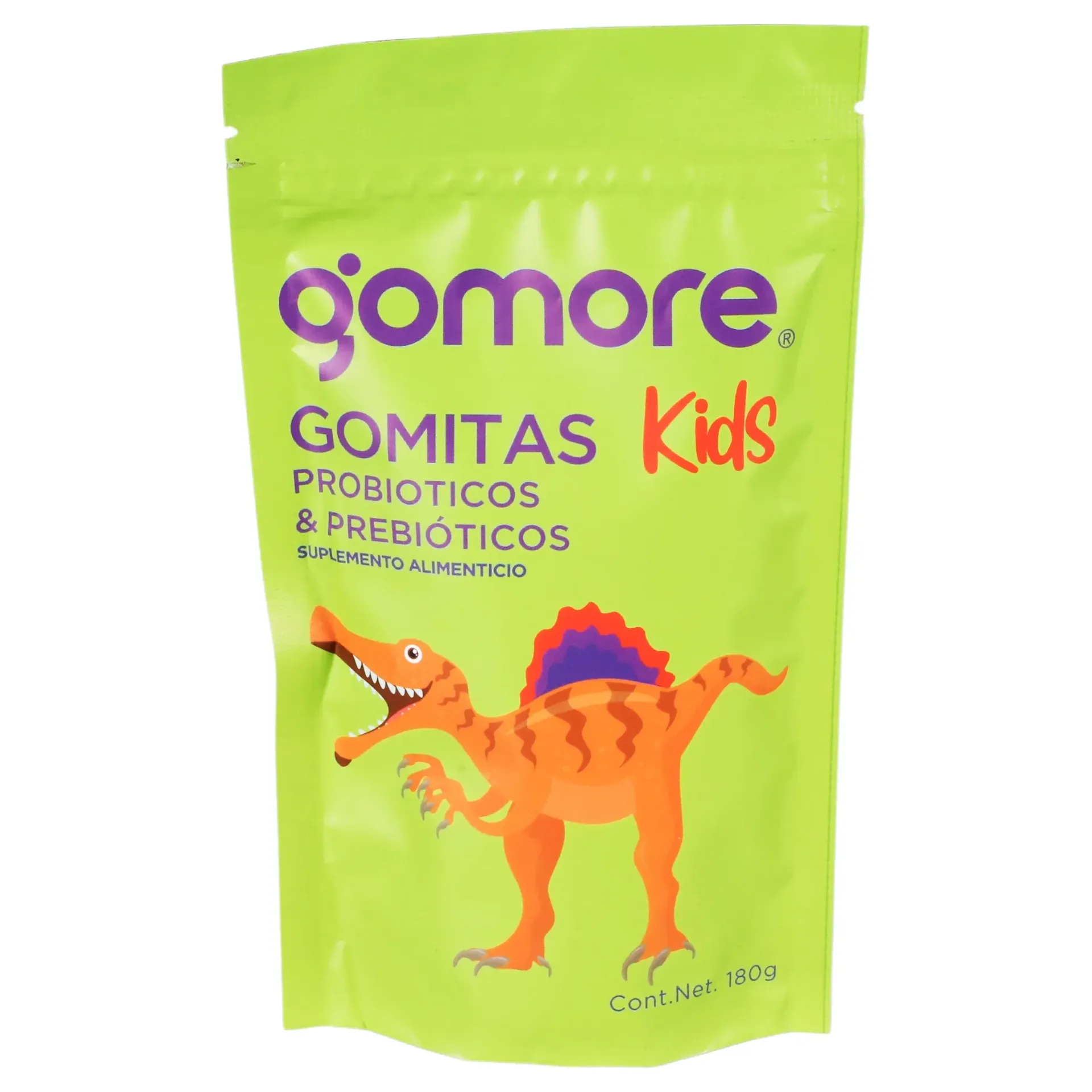 GOMORE KIDS PROBIOTICOS/PREBIOTICOS GOMITAS C/180 GR ( VERDE ) ( IVA )