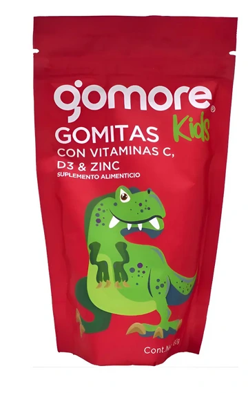 GOMORE KIDS ROJO VIT C,D3,ZINC GOMITAS C/180 GR (IVA)