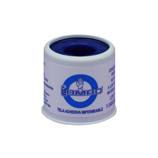 TELA ADHESIVA 2.5 CM X 1 M C/12 PZS ( IVA ) ( DISTRIBUIDORA LOMAC )