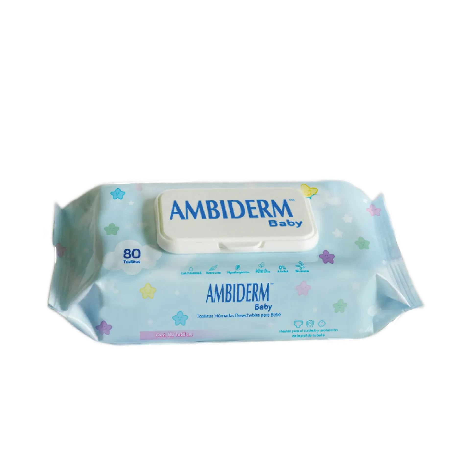 TOALLITAS HUMEDAS BABY C/80 PZAS ( AMBIDERM ) ( IVA )