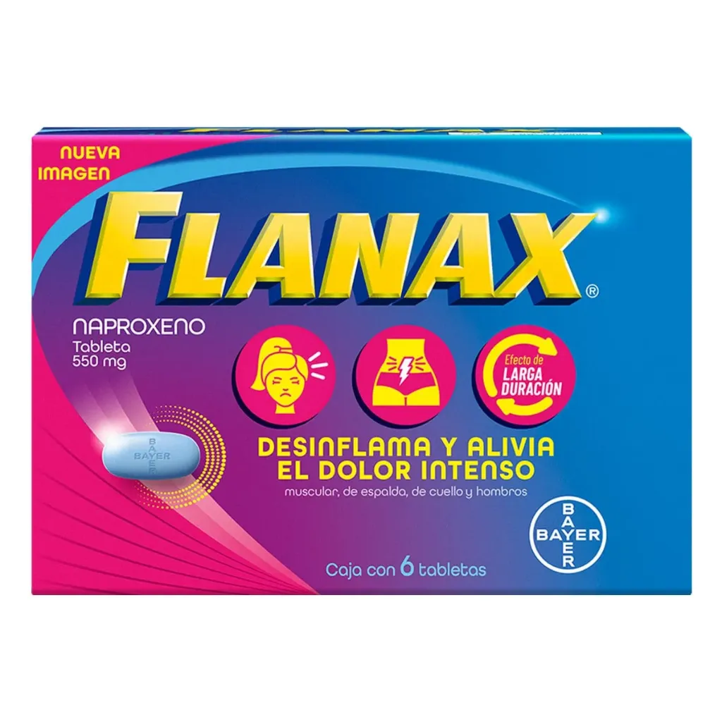 FLANAX FEM 550MG C/6 TAB ( NAPROXENO ) ( BAYER )