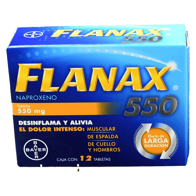 FLANAX 550 MG C/12 TABS ( NAPROXENO SODICO ) ( BAYER )