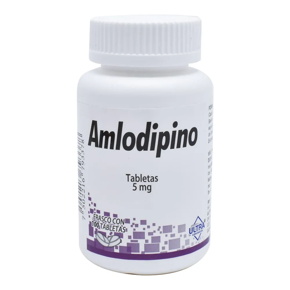 AMLODIPINO 5 MG C/100 TABS ( ULTRA )