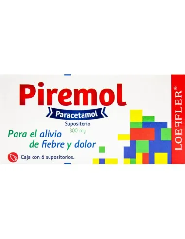 PIREMOL 300MG C/6 SUPOSITORIO ( PARACETAMOL ) ( BIOMEP )