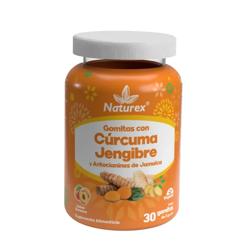 CURCUMA/JENGIBRE C/30 GOMITAS ( NATUREX ) ( IVA )