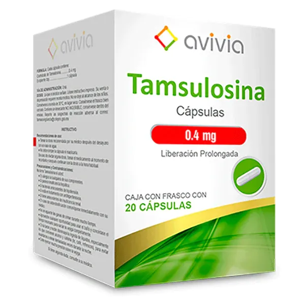 TAMSULOSINA 0.4 MG C/20 CAPS LP ( AVIVIA )
