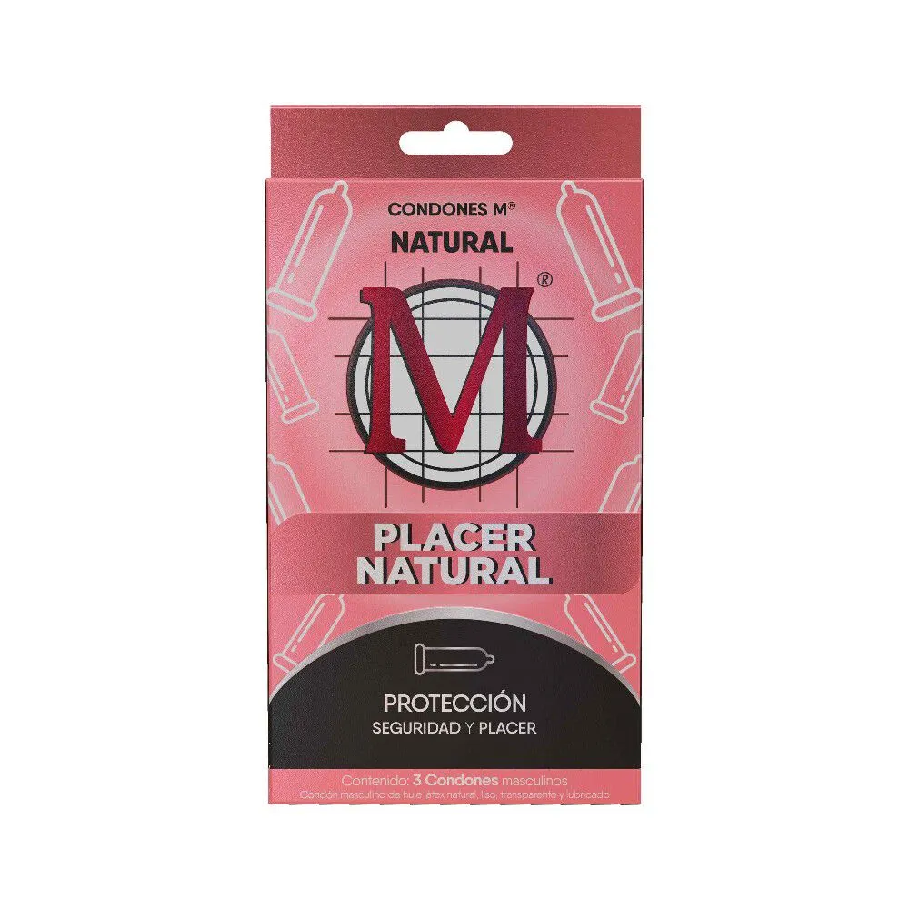 PRESERVATIVO M FORCE NATURAL C/3 PZA  (GENOMMA)