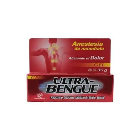 ULTRA BENGUE ROJO  C/35 GR CREMA  (GENOMMA)