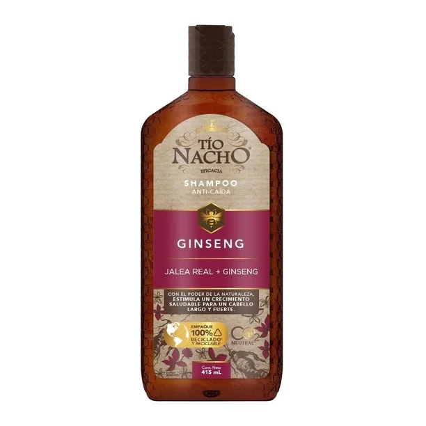 TIO NACHO  GINSEG ANTI -CAIDA C /415 ML SHAMPOO (GENOMMA)