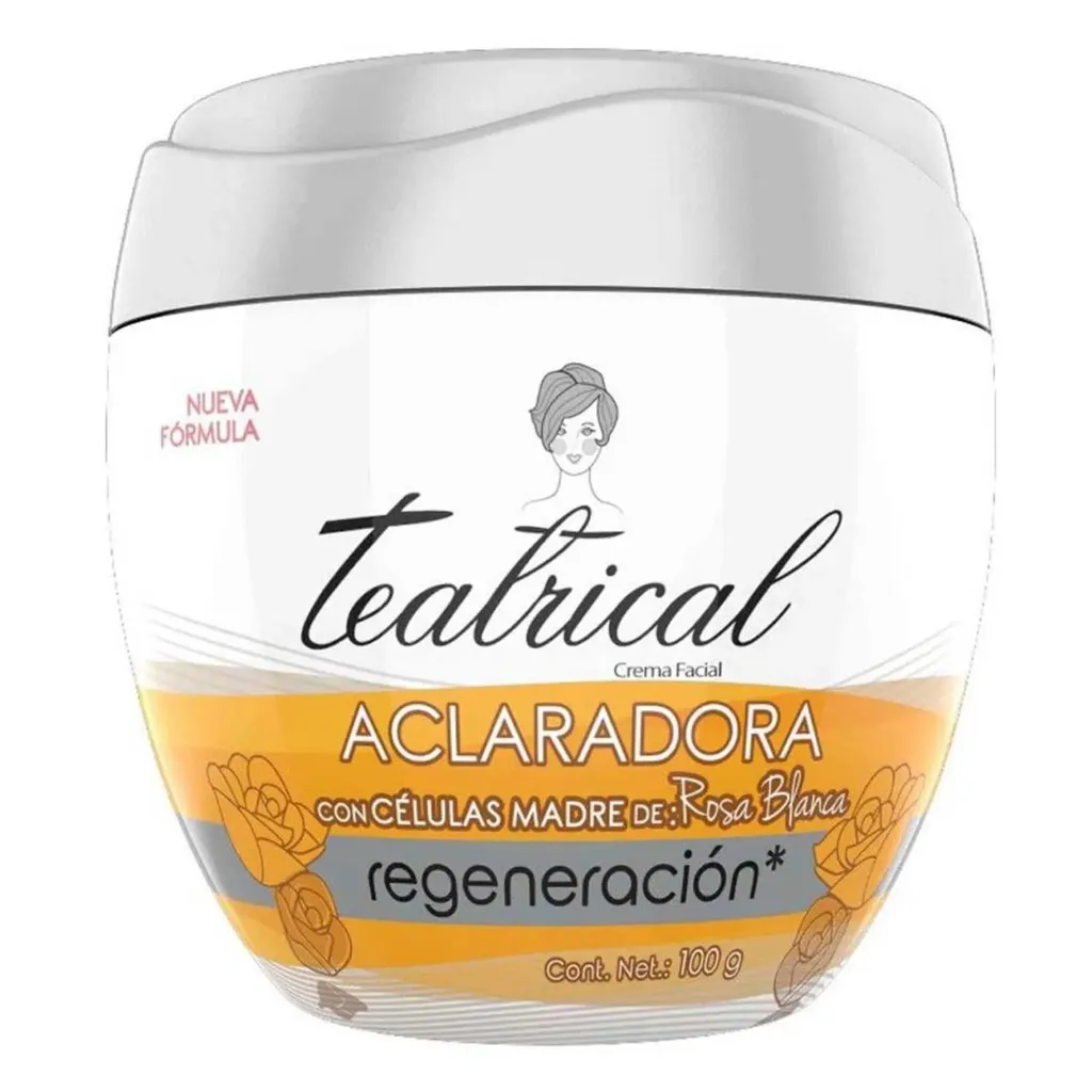 CREMA TEATRICAL  CELULAS  MADRE ULTRA ACLARADORA C /100 GR (GENOMMA)