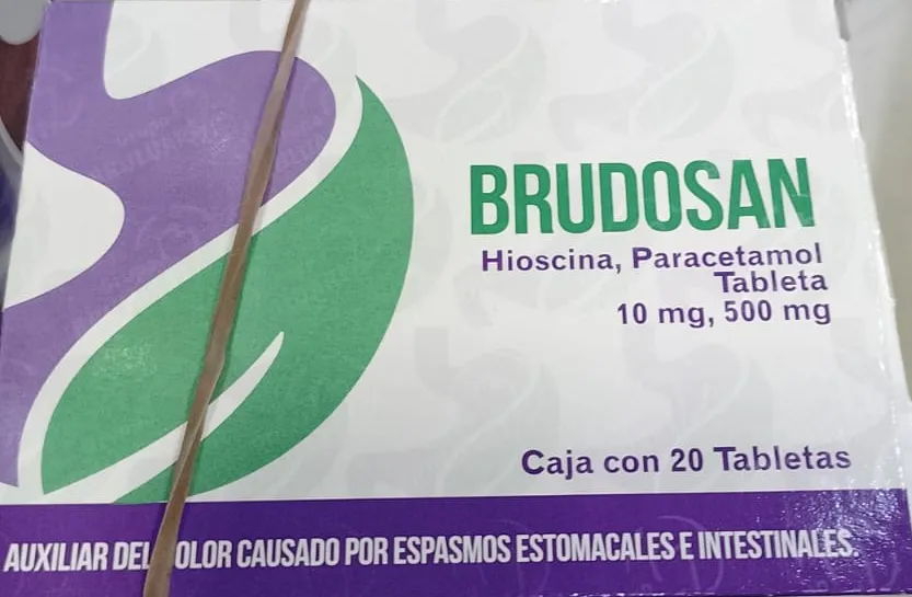 BRUDOSAN 500 MG-10 MG C/20 TAB (HIOSCINA,PARACETAMOL) (BRULUAGSA)