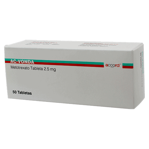 AC-VONDA 2.5M C/50 TABS (METOTREXATO)(ACCORD)
