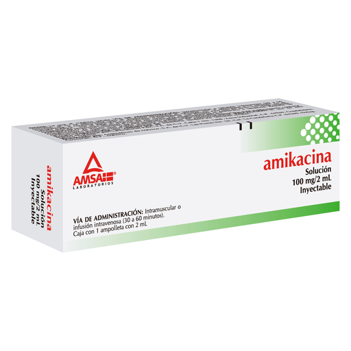 AMIKACINA 100MG C/1 AMP (AMSA)