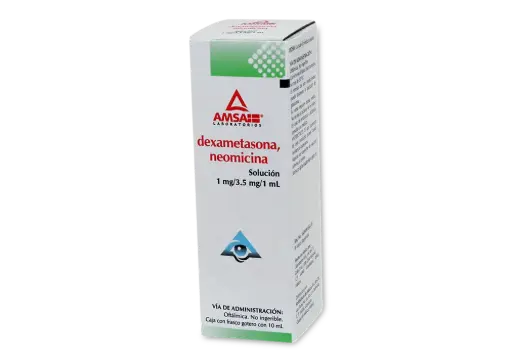 DEXAMETASONA, NEOMICINA C/10ML GOTAS OFT (AMSA)