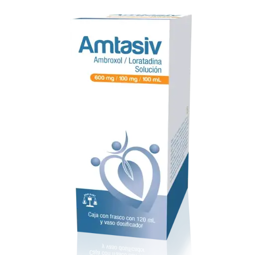 AMTASIV C/120ML SOL (AMBROXOL, LORATADINA)(BRULUART)