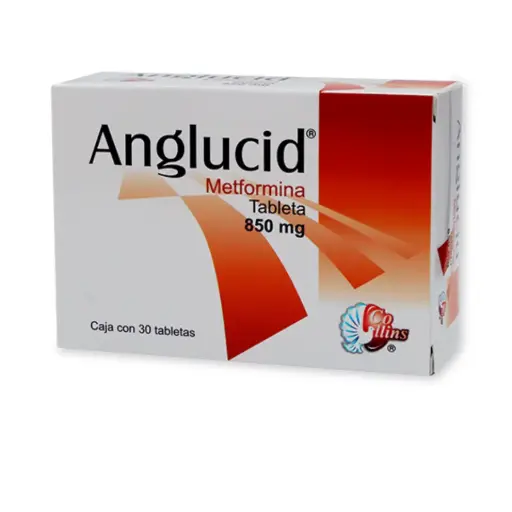 ANGLUCID 850MG C/30 TABS (METFORMINA)(COLLINS)
