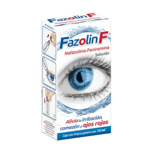 FAZOLIN F C/15ML GOTAS OFT (FENIRAMINA, NAFAZOLINA)(COLLINS)