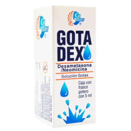 GOTADEX SOL OFT 5ML (DEXAMETASONA, NEOMICINA)(COLLINS)