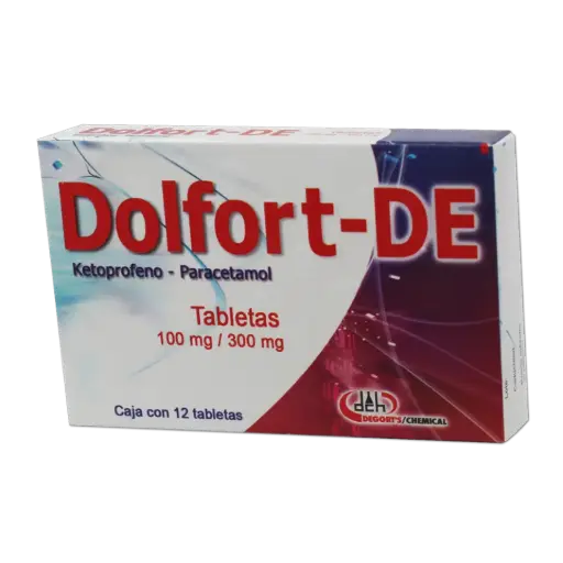 DOLFORT-DE C/12 TABS (KETOPROFENO, PARACETAMOL)(DEGORT'S)