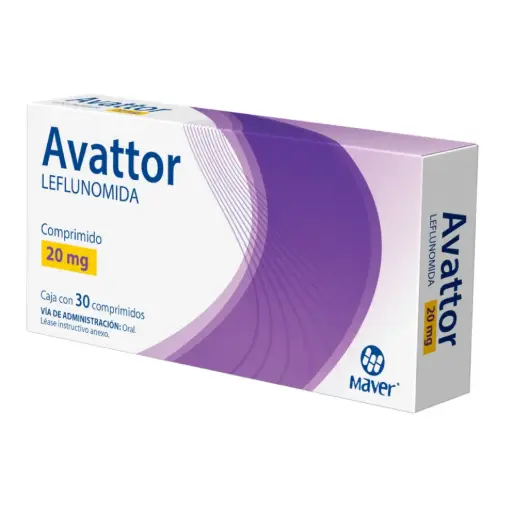 AVATTOR 20MG C/30 COMPR (LEFLUNOMIDA)(MAVER)