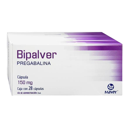 BIPALVER 150MG C/28 CAPS (PREGABALINA)(MAVER)