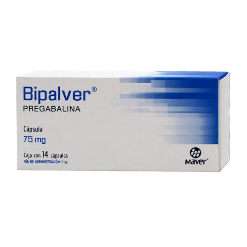 BIPALVER 75MG C/14 CAPS (PREGABALINA)(MAVER)